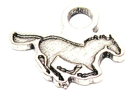 Running Horse Genuine American Pewter Charm