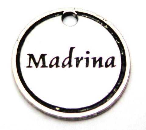 Madrina Godmother Genuine American Pewter Charm