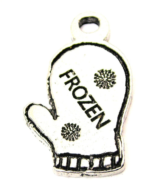 Frozen Mitten Genuine American Pewter Charm