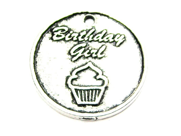 Birthday Girl Genuine American Pewter Charm