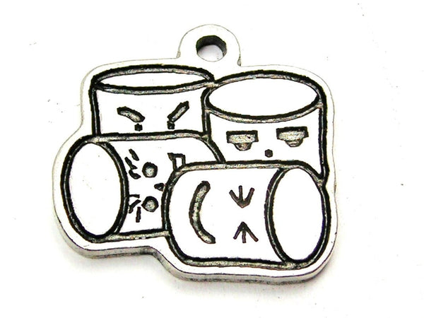 Kawaii Marshmallows Genuine American Pewter Charm