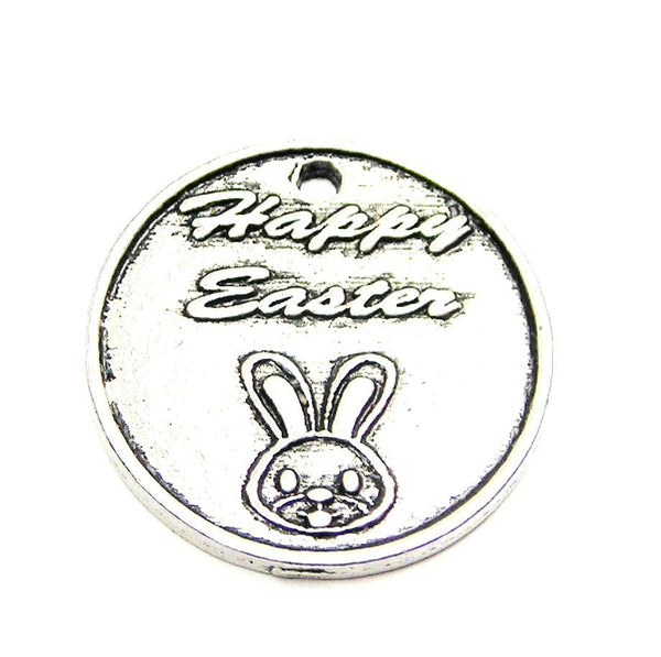 Happy Easter Genuine American Pewter Charm