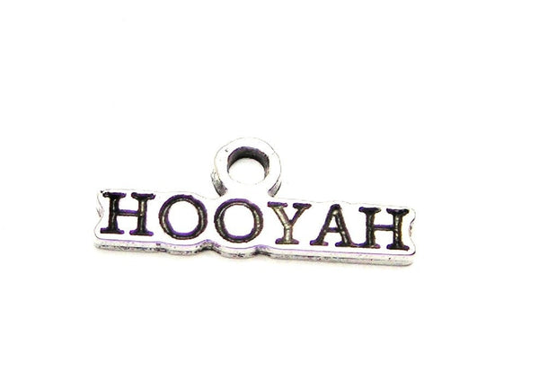 Hooyah Genuine American Pewter Charm