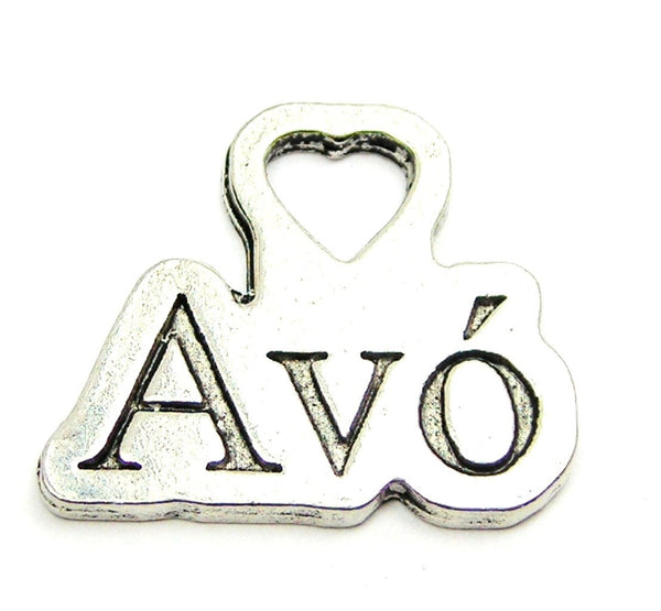 Avo Portuguese Grandmother Genuine American Pewter Charm