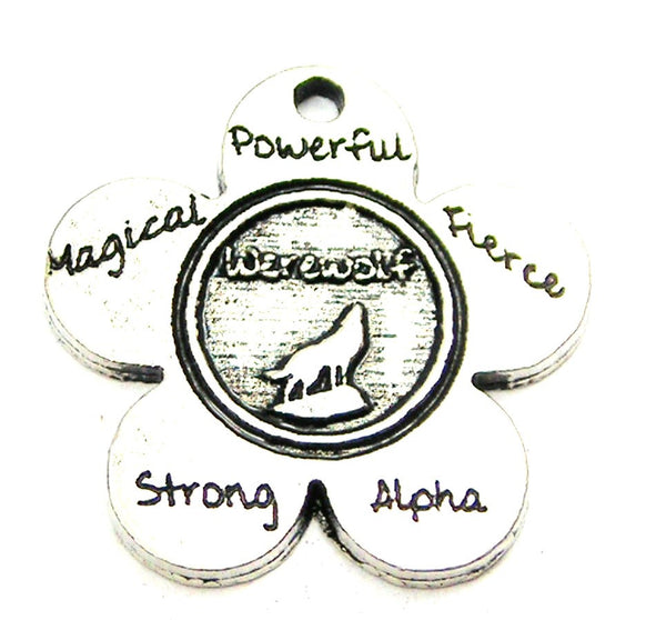 The Werewolf Flower Small Genuine American Pewter Charm