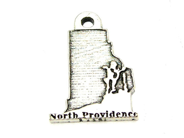 North Providence Rhode Island Genuine American Pewter Charm