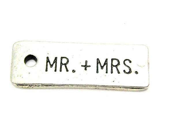 Mr. And Mrs. Tab Genuine American Pewter Charm