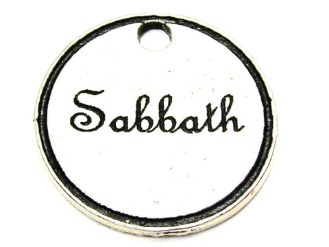 Sabbath Genuine American Pewter Charm