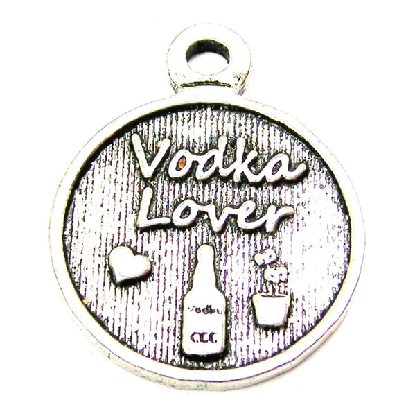 Vodka Lover Genuine American Pewter Charm