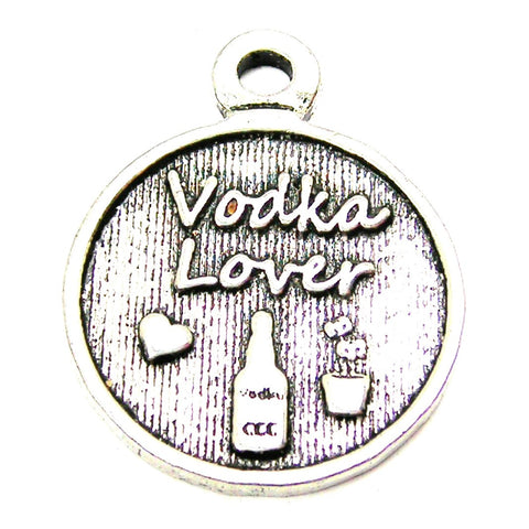 Vodka Lover Genuine American Pewter Charm