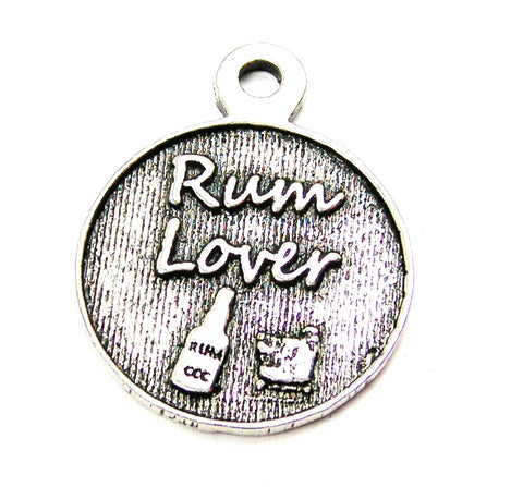 Rum Lover Genuine American Pewter Charm