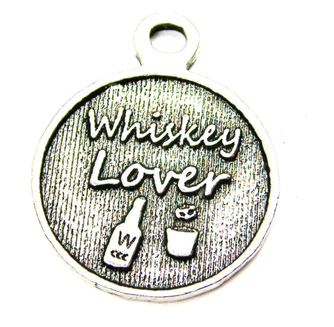 Whiskey Lover Genuine American Pewter Charm