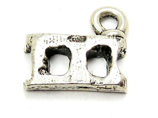 Cinderblock Genuine American Pewter Charm