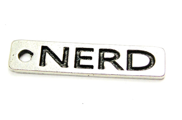 Nerd Tab Genuine American Pewter Charm