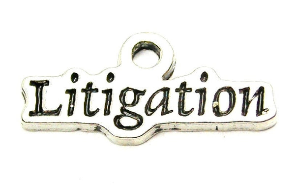 Litigation Genuine American Pewter Charm