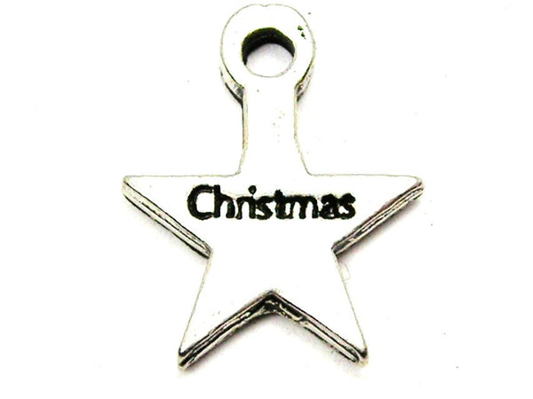 Star Christmas Genuine American Pewter Charm