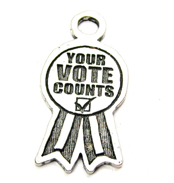 Pewter Charms, American Charms, Charms for bangles, charms for necklaces, charms for jewelry, voting charms, vote charms