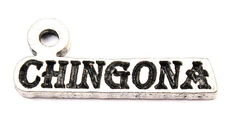 Chingona Genuine American Pewter Charm