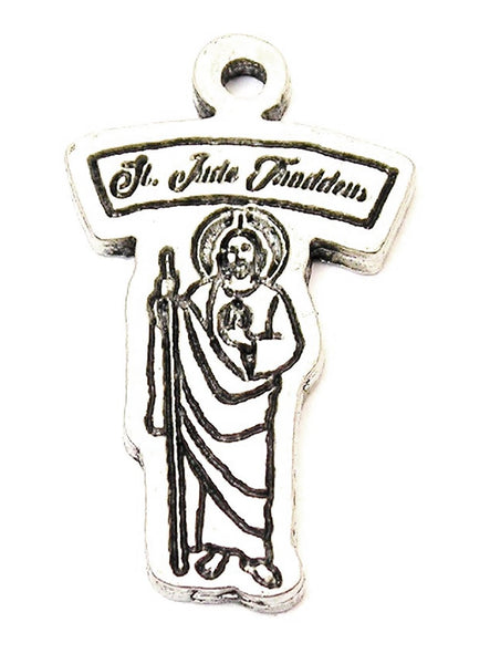 St. Jude Thaddeus Genuine American Pewter Charm