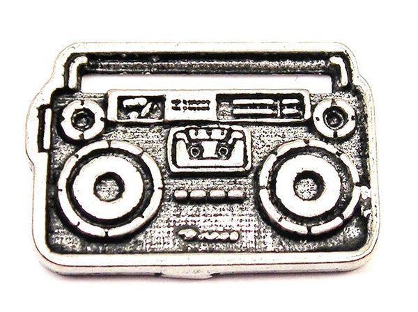 Boom Box Genuine American Pewter Charm