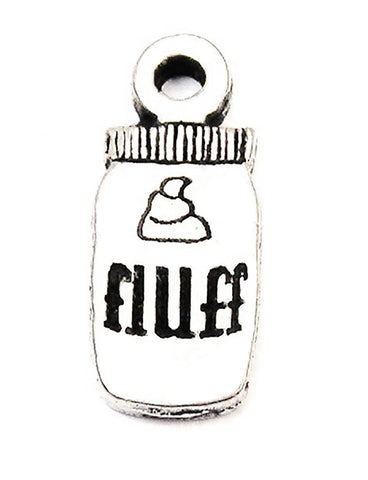 Jar Of Marshmallow Fluff Genuine American Pewter Charm