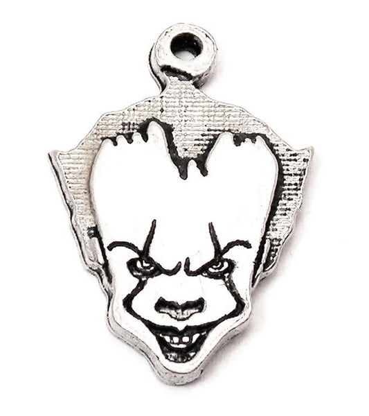 Horror Clown Genuine American Pewter Charm