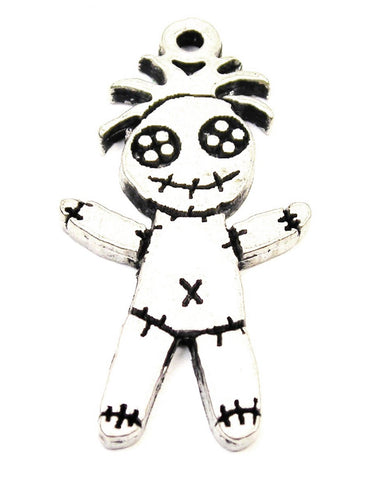 Cute Voodoo Doll Genuine American Pewter Charm