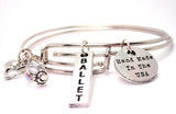 ballet bracelet, ballet bangles, ballet jewelry, dance jewelry, dance bracelet, dance bangles