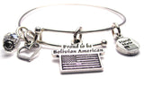 Proud To Be Bolivian American Bangle Bracelet