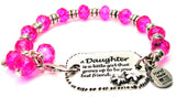 daughter bracelet, daughter bangles, daughter jewelry, family jewelry, expression jewelry