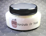 Horchata or Nada body sugar scrub with cinnamon stick of soap part of our Latina line