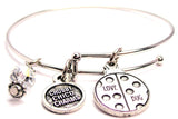 Love Bug Bangle Bracelet