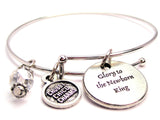 Glory To The Newborn King Bangle Bracelet