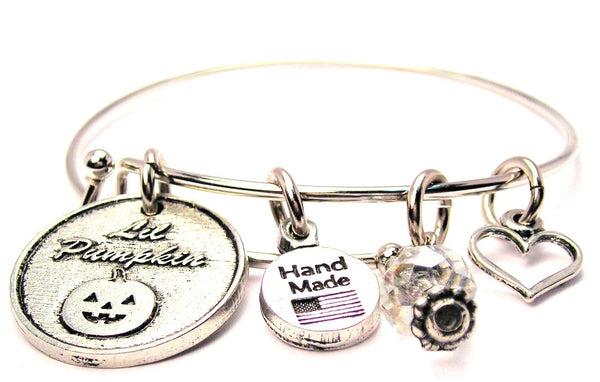 Lil Pumpkin Expandable Bangle Bracelet