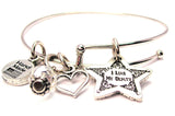 I Love My Deputy Bangle Bracelet