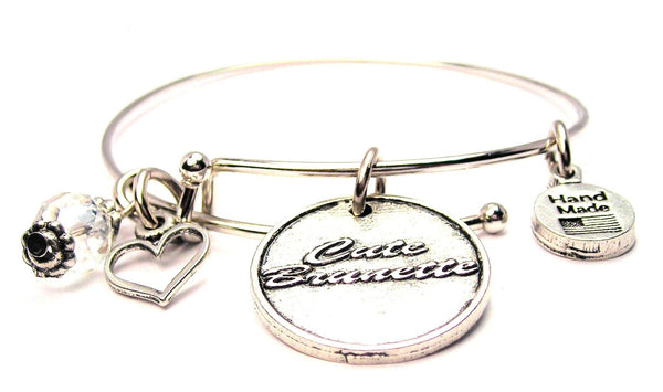 Cute Brunette Expandable Bangle Bracelet