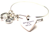 Half My Heart Is In The U.K. Bangle Bracelet