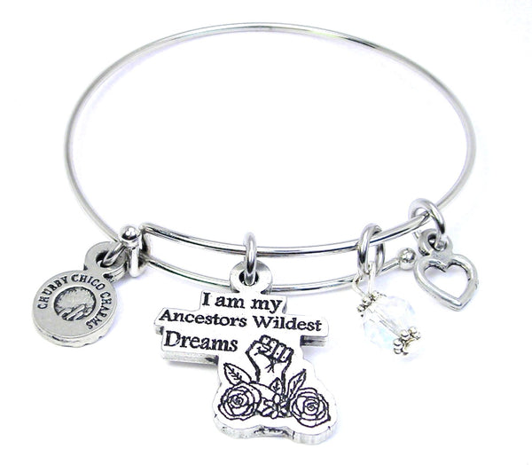 I am my ancestors wildest dreams Bangle Bracelet