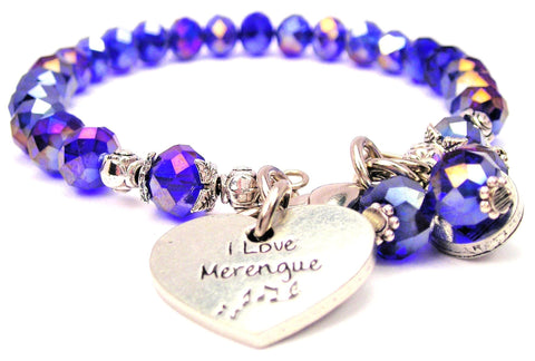 I Love Merengue Splash Of Color Crystal Bracelet