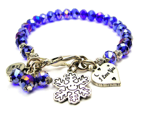 Smiling Snowflake Catalog Splash Of Color  - Sapphire