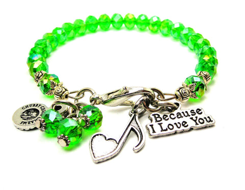 Musical Note Heart Catalog Splash - Peridot