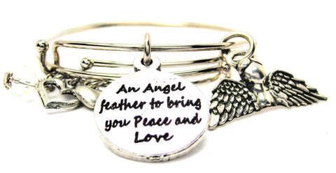 angel bracelet, angel jewelry, angel wings bracelet, bereavement bracelet, religious bracelet