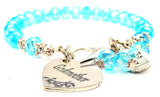 Godmother Heart Splash Of Color Crystal Bracelet