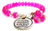 I Love My Grandchild To The Moon And Back Splash Of Color Crystal Bracelet