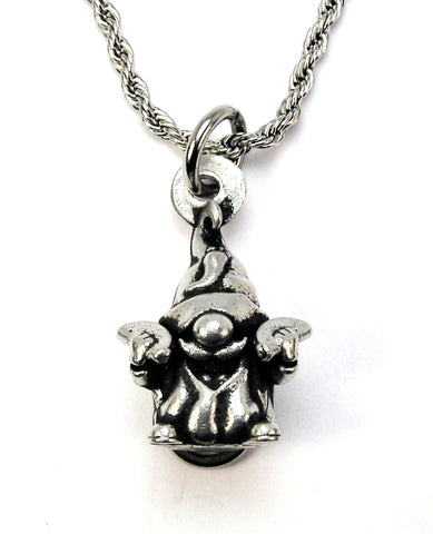 Taco eating gnome 20" Chain Necklace