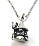 Warty Witch Gnome Single Charm Necklace