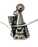 Warty Witch Gnome Single Charm Necklace