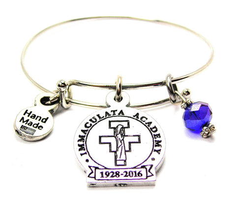 Immaculata Academy Expandable Bangle Bracelet