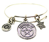 Triquetra Blessed Be Merry Meet 3 Piece Splash of Color Set