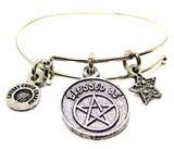 Natures Elements Pentacle Blessed Be Merry Meet 3 Piece Splash of Color Set